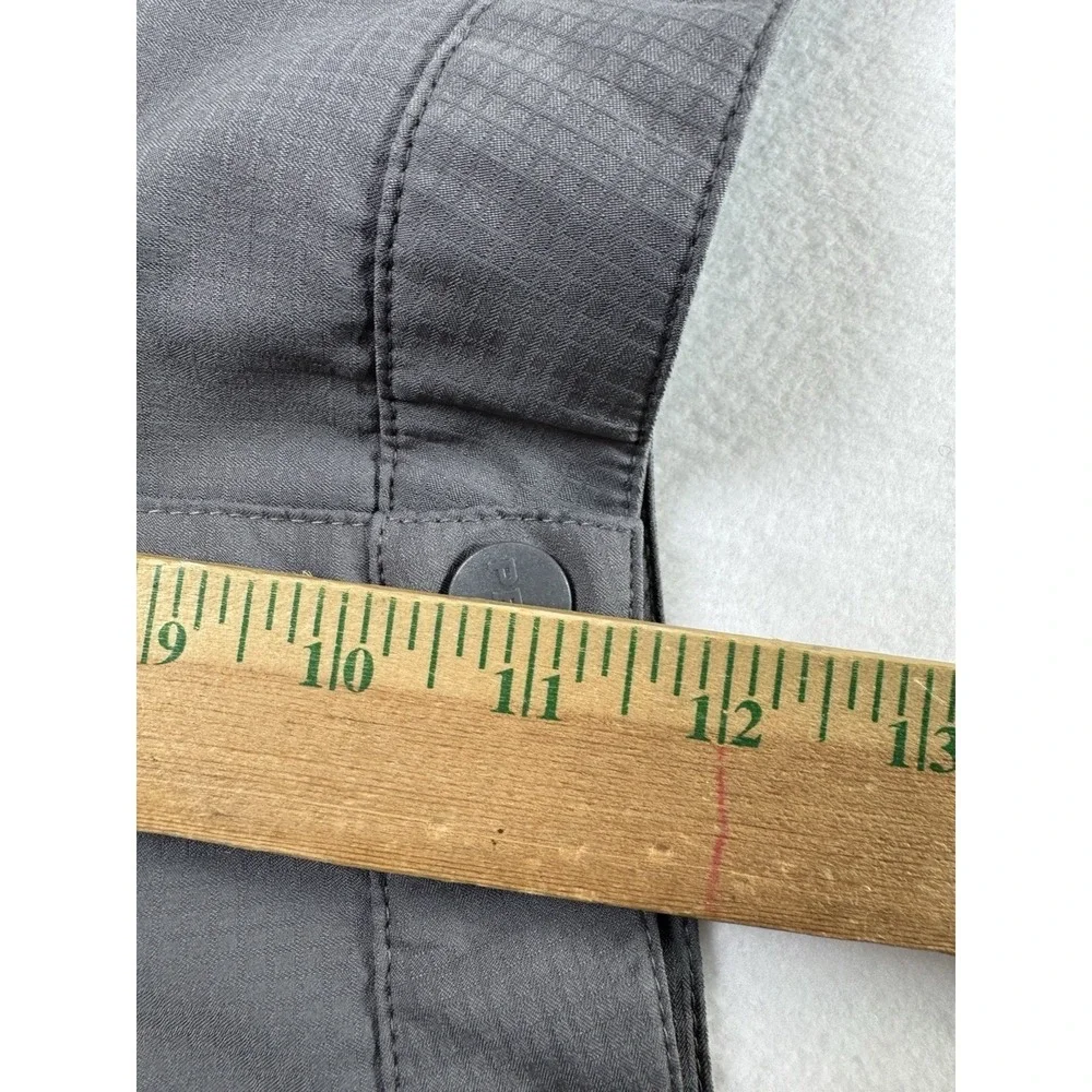 Columbia PFG Mens Gray Ripstop Fishing Shorts Performance Outdoor Size 34 35